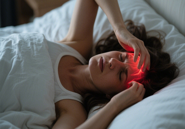 편두통으로 일상이 파괴된 여성