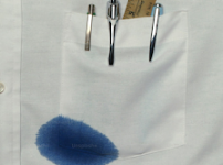 와이셔츠의 잉크 얼룩