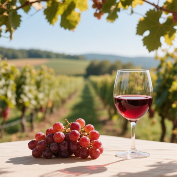 레스베라트롤의 함유가 많은 적포도와 레드와인