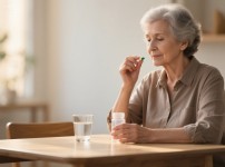 혈압약을 복용하는 여성