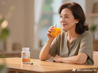 탄산칼슘 영양제의 흡수를 높이기 위해 오렌지쥬스와 함게 복용