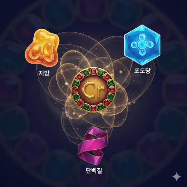 크롬과 포도당, 지방, 단백질과의 대사 작용