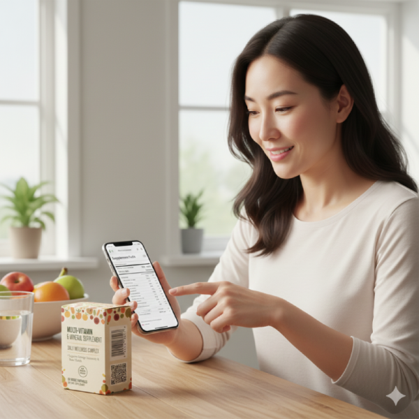 종합비타민 성분과 용량 확인