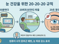 눈 건강을 위한 20-20-20 규칙